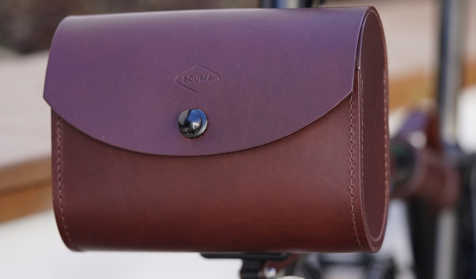 Brompton bag with Tenax closure fastener