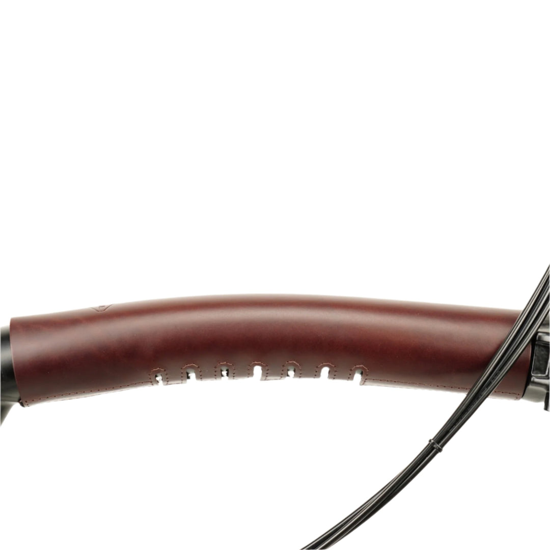 Leather Brompton Long Frame Protector - Velcro - Brompton - Souma Leather