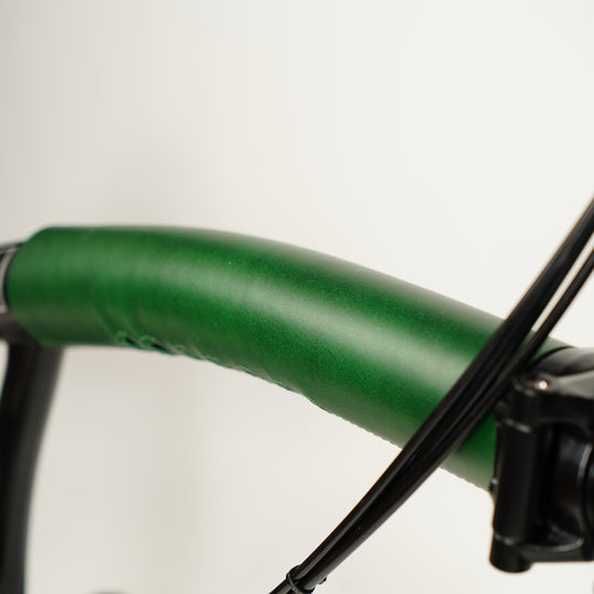 Leather Brompton Long Frame Protector - Velcro - Brompton - Souma Leather