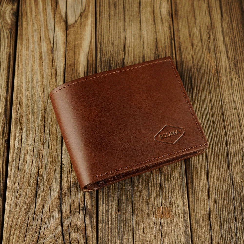 Classic Men's Leather Wallet - Men's Accessories - Souma Leather