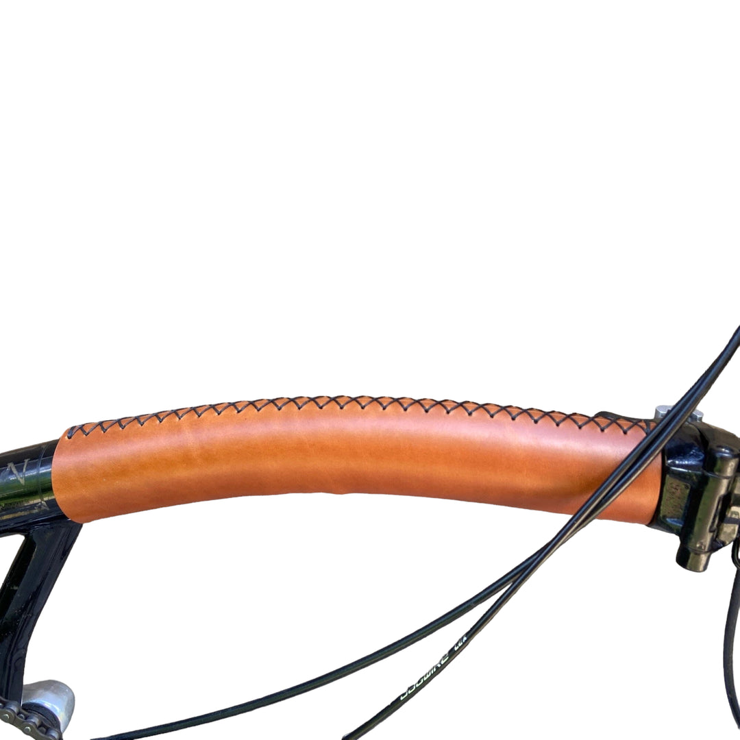 Long Frame cover for Brompton - Sew on - Brompton accessories - Souma Leather