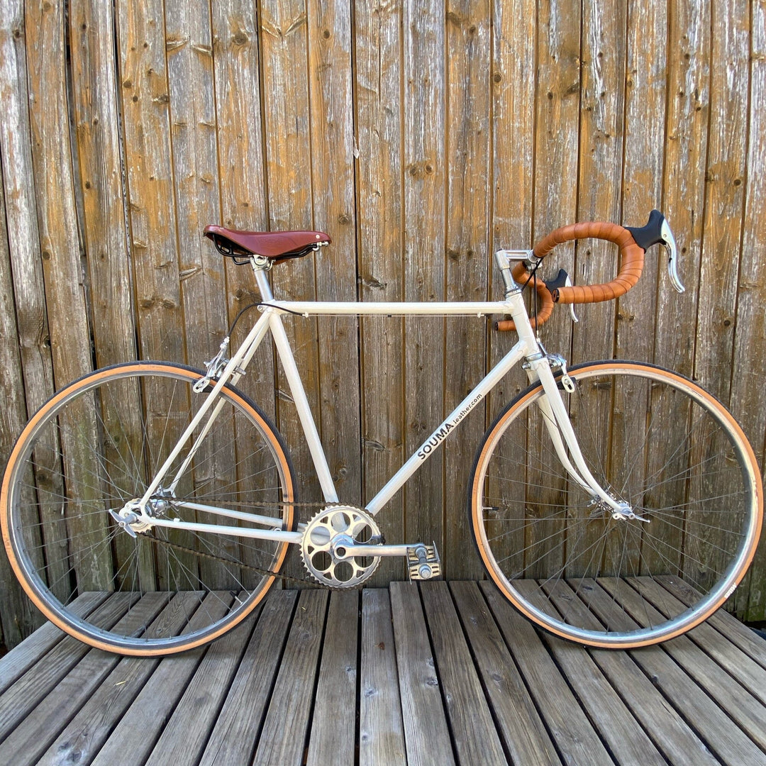 Bicycle Leather Handlebar Tape - Leather Bicycle Accessory - Souma Leather