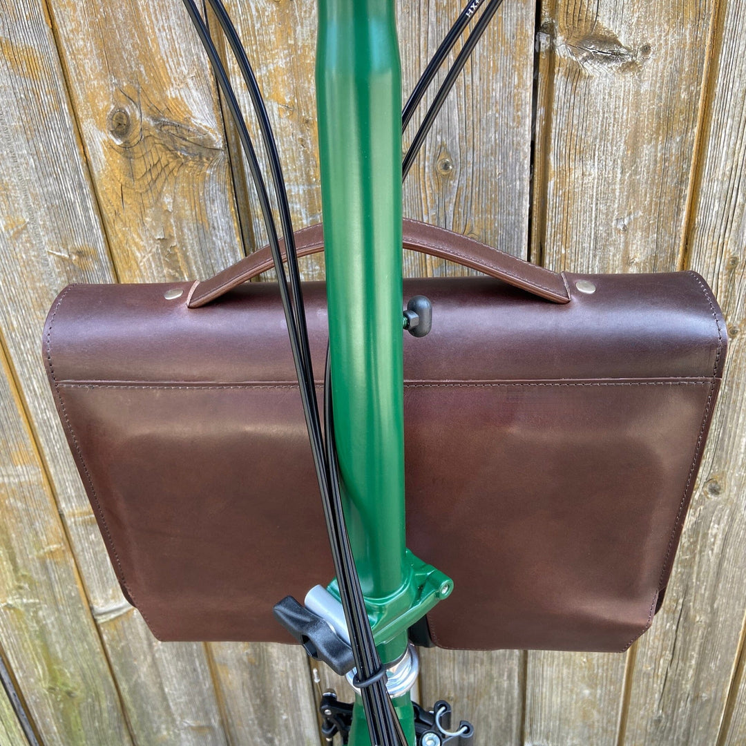 Brompton Bag - Leather Briefcase - Brompton bags - Souma Leather