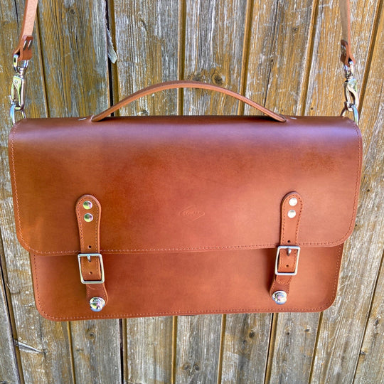 Brompton Bag - Leather Briefcase - Brompton bags - Souma Leather