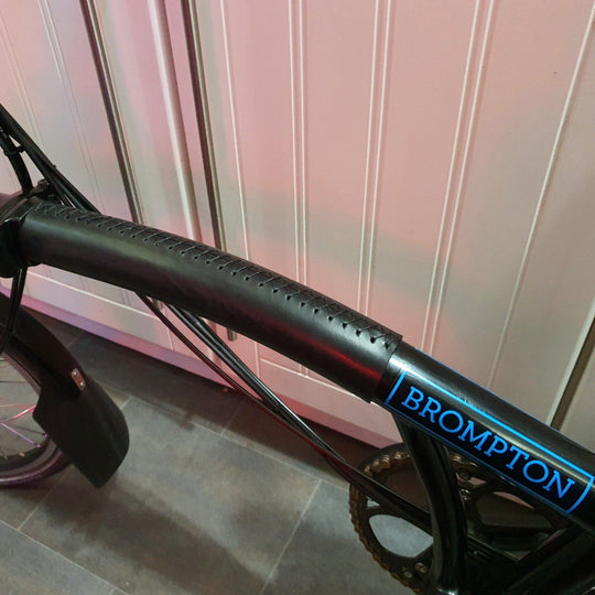 Long Frame cover for Brompton - Sew on - Brompton accessories - Souma Leather
