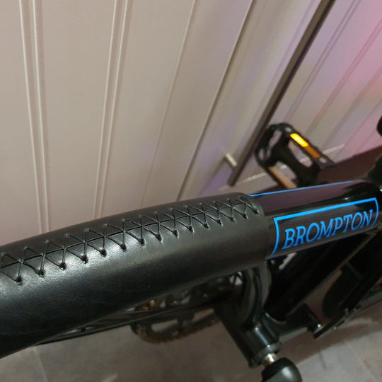 Long Frame cover for Brompton - Sew on - Brompton accessories - Souma Leather