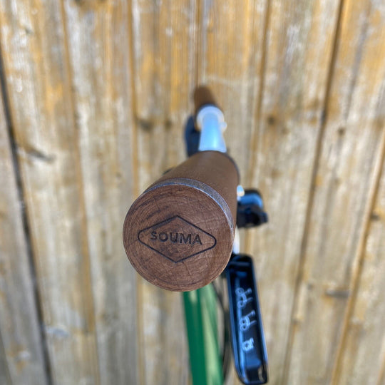 Leather Handlebar Grips for Brompton and Classic Bicycles - Brompton - Souma Leather