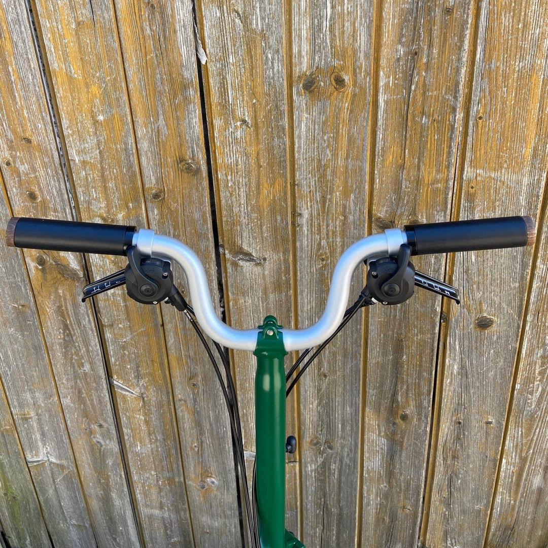 Leather Handlebar Grips for Brompton and Classic Bicycles - Brompton - Souma Leather