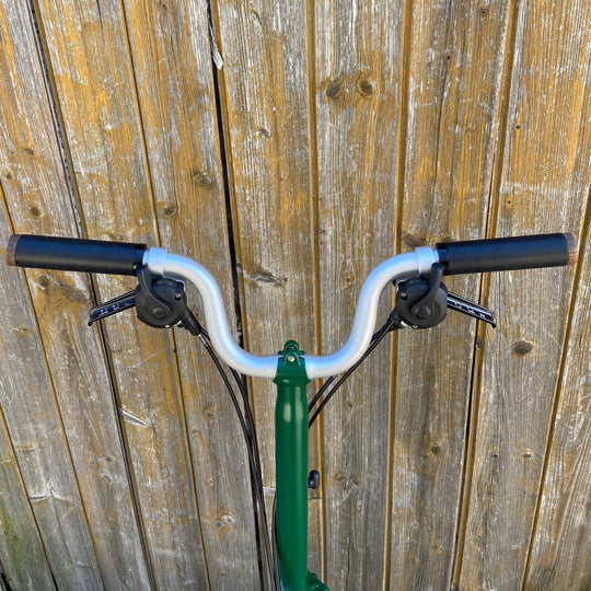 Leather Handlebar Grips for Brompton and Classic Bicycles - Brompton - Souma Leather