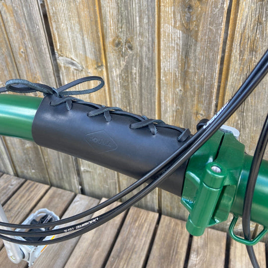 Brompton Frame Protector - Lace On - Brompton accessories - Souma Leather