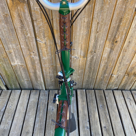 Brompton Frame Protector - Lace On - Brompton accessories - Souma Leather