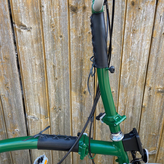 Brompton Frame Protector - Lace On - Brompton accessories - Souma Leather