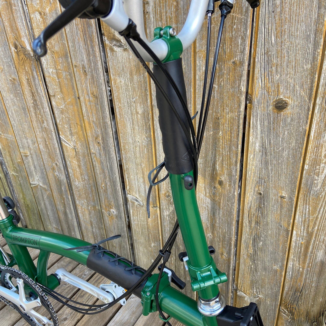 Brompton Frame Protector - Lace On - Brompton accessories - Souma Leather