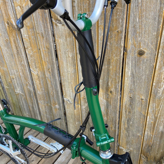 Brompton Frame Protector - Lace On - Brompton accessories - Souma Leather