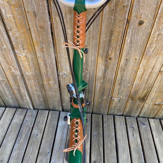 Brompton Frame Protector - Lace On - Brompton accessories - Souma Leather