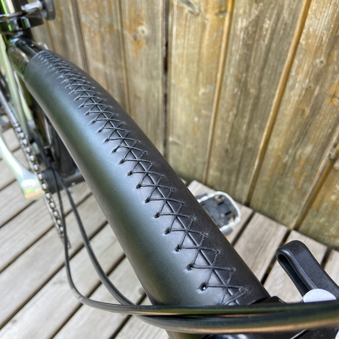 Long Frame cover for Brompton - Sew on - Brompton accessories - Souma Leather