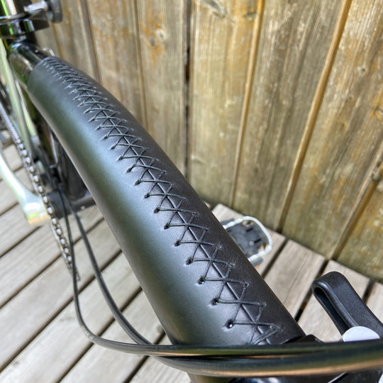 Long Frame cover for Brompton - Sew on - Brompton accessories - Souma Leather