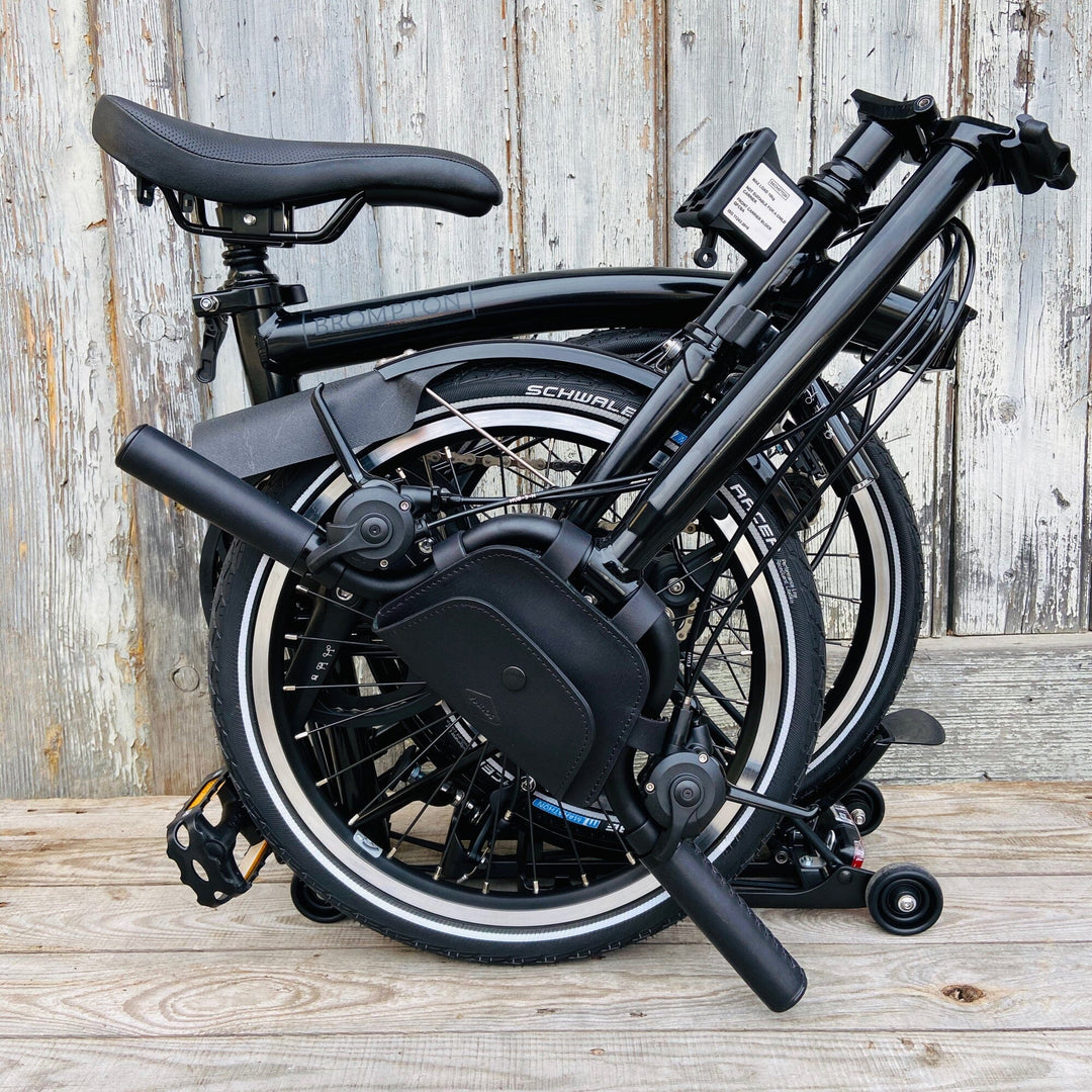 Leather Handlebar Bag for Brompton 2017+ - Brompton bags - Souma Leather