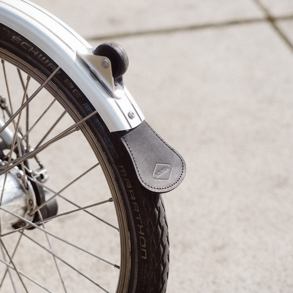 Leather Mud Flaps for Brompton - Brompton accessories - Souma Leather