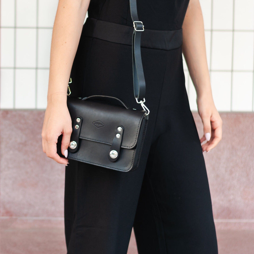 Mini briefcase - Minnie - Women's accessories - Souma Leather