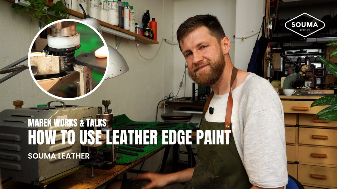 Why do we paint leather edges on all our products?