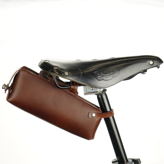 Fahrrad Leder Satteltasche für ABUS Faltschloss
