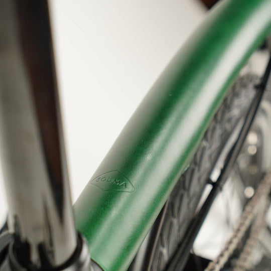 Vollrahmen-Lederschutzset für Brompton-Fahrräder – Klettverschluss 