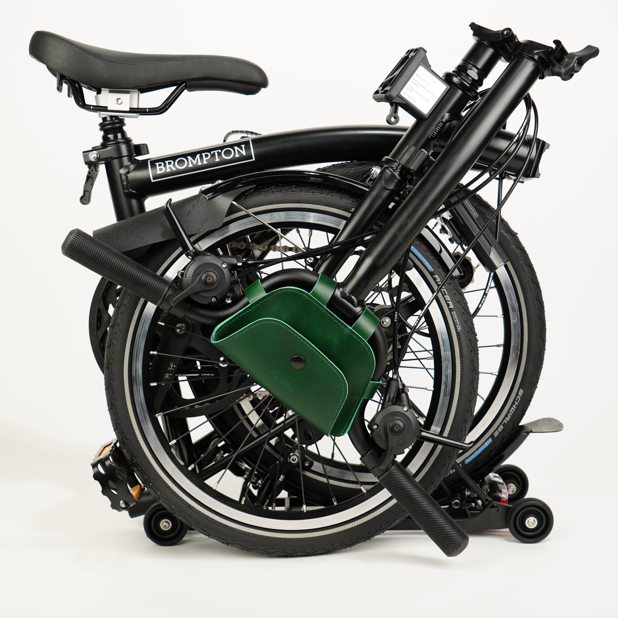 Leather Handlebar Bag for Brompton Bicycle – Souma Leather