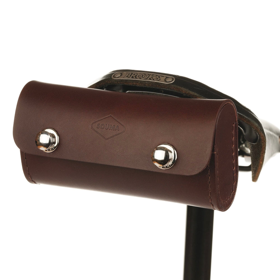 Brompton Saddle Bag Leather Brown