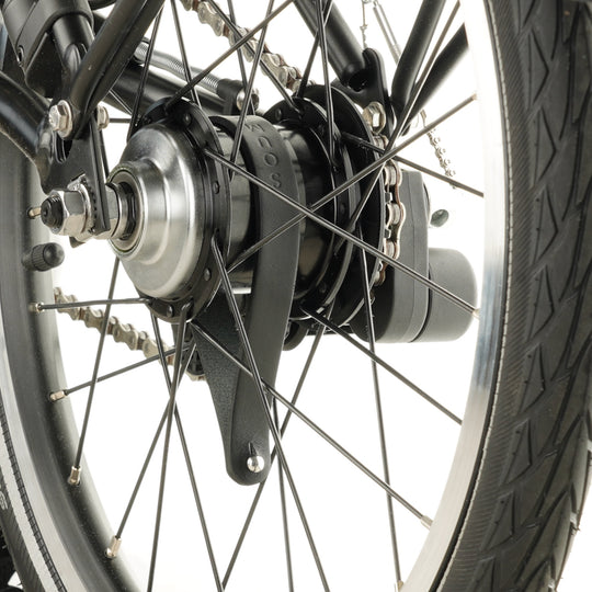 Leather Hub Shiners for Brompton Bicycle