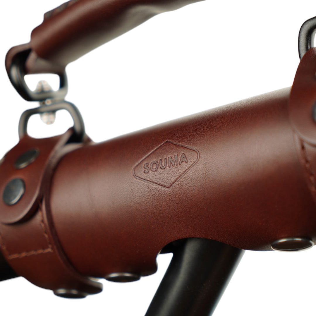 Heavy Duty Leather Carry Handle for Brompton Bicycle