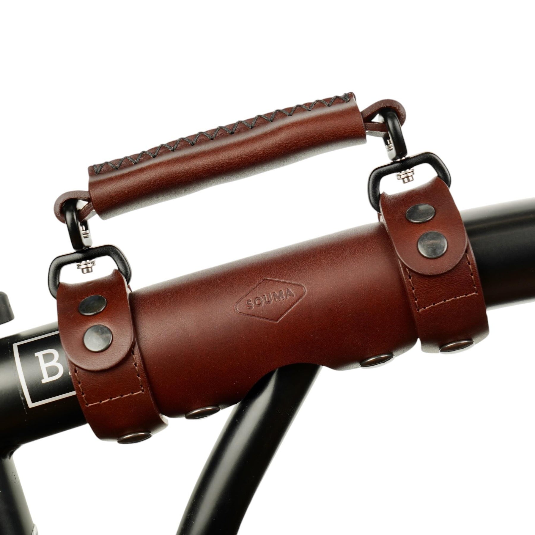 fahrradrahmen tragegriff Brompton-Tragegriff – Machen Sie das Tragen Ihres Fahrrads zum Kinderspiel – Souma Leather