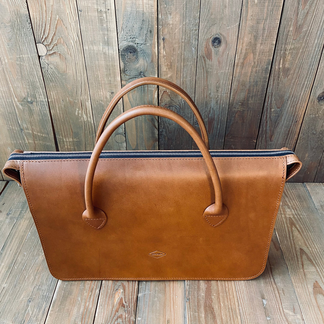 Brompton Leather Front Carrier Bag