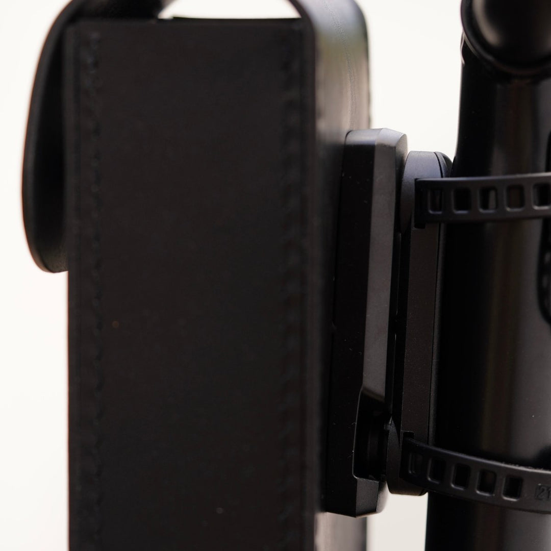Close-up of a fidlock attachment