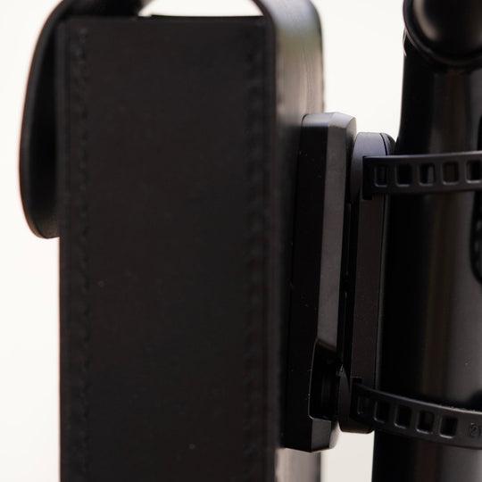 Close-up of a fidlock attachment