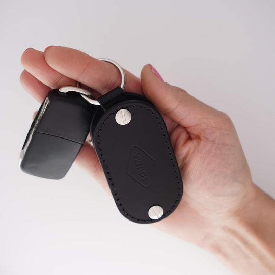 Apple AirTag Leather Key Organizer - Smart Key Storage with Airtag Pocket