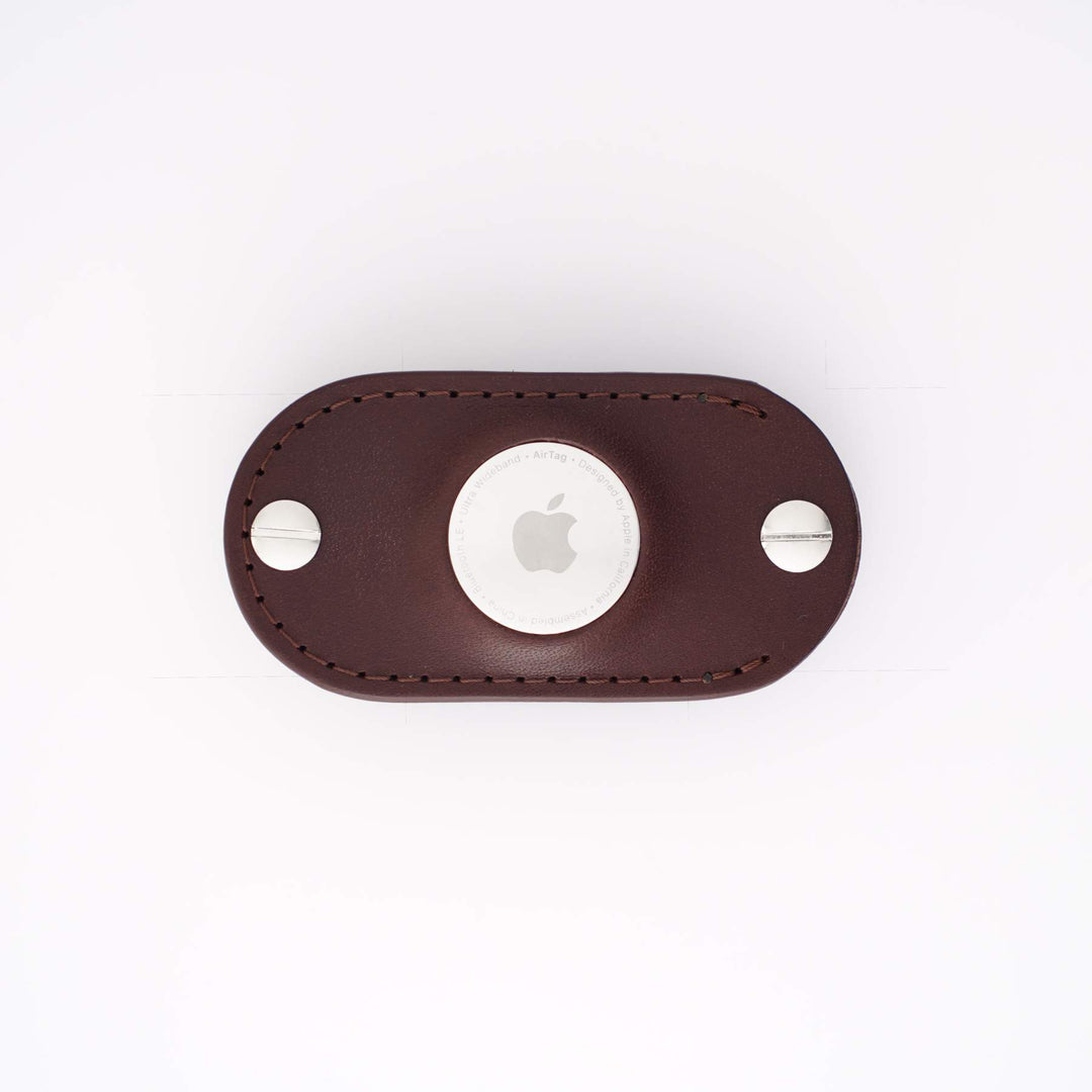 Apple AirTag Leather Key Organizer - Smart Key Storage with Airtag Pocket