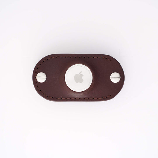 Apple AirTag Leather Key Organizer - Smart Key Storage with Airtag Pocket