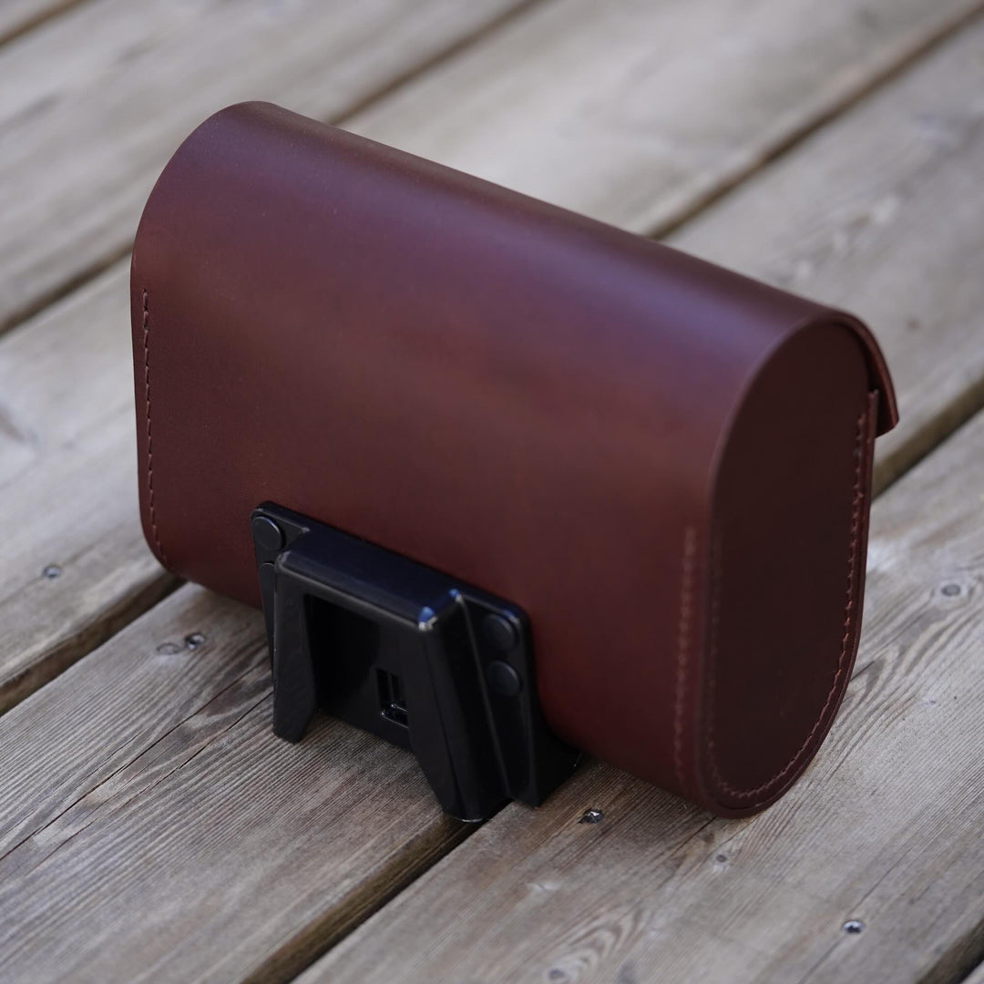 Leather Front Carrier Brompton Bag - Brompton bag - Souma Leather