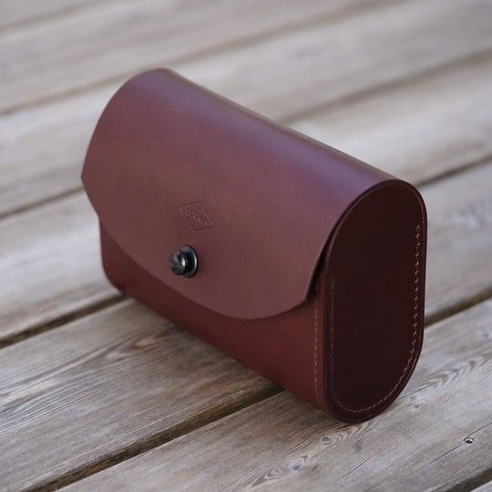 Leather Front Carrier Brompton Bag - Brompton bag - Souma Leather