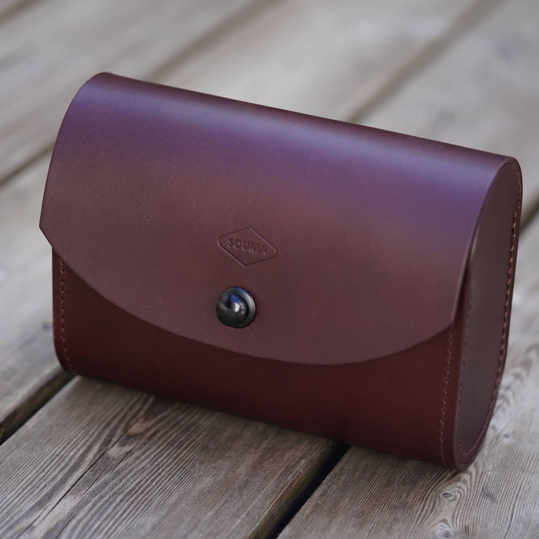Leather Front Carrier Brompton Bag - Brompton bag - Souma Leather