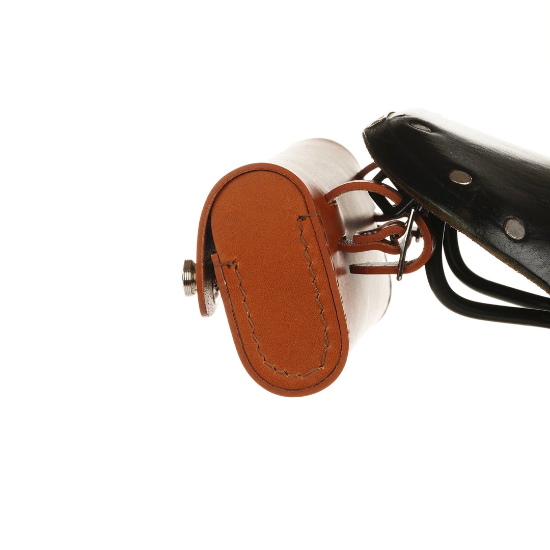 traditional saddle bag honey silver hardware normal side