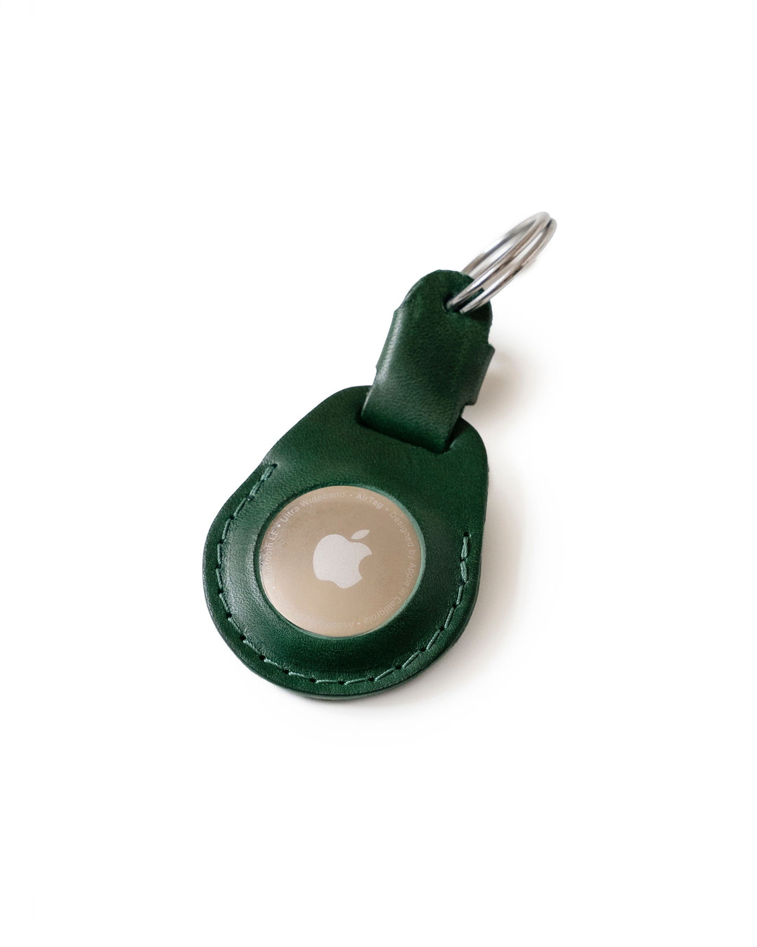 Handgefertigter Apple AirTag Leder-Schlüsselanhänger Sie Schlüssel Verfolgen Souma – Leather sicher Ihre –