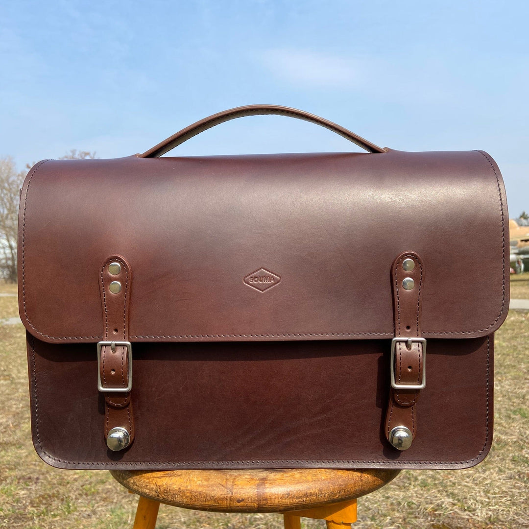 Leather Camera Bag for Brompton Souma Leather 