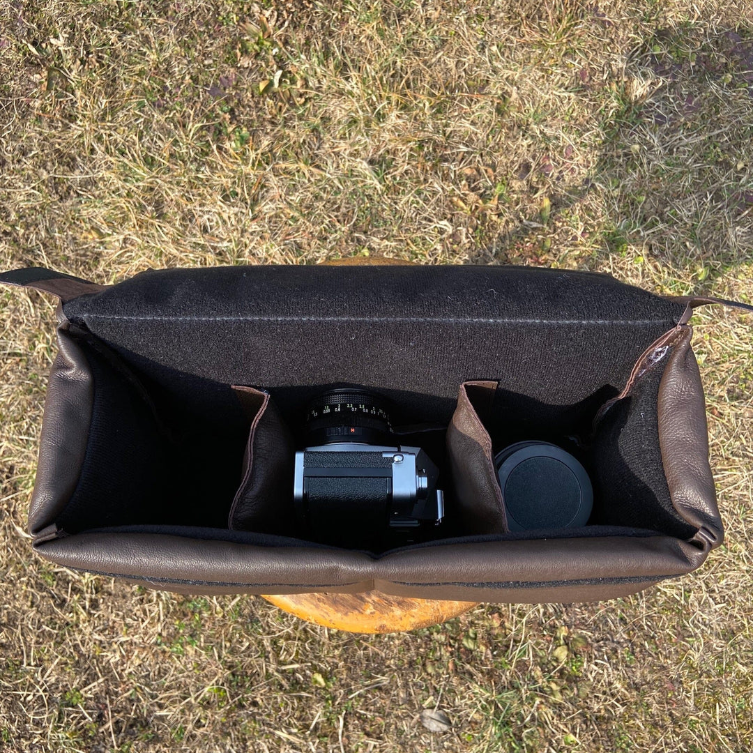 Leather Camera Bag for Brompton Souma Leather 