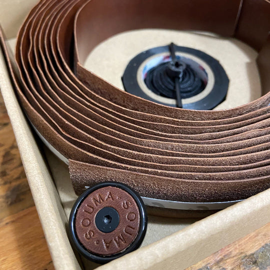 Bicycle Leather handlebar tape packaging