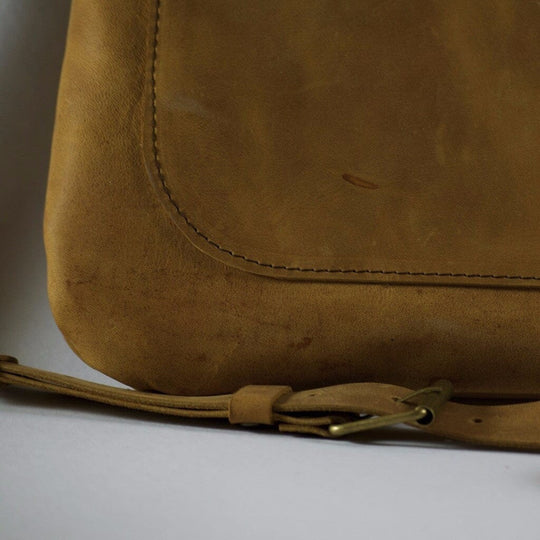 Simple Satchel "TOPAZ" Souma Leather 