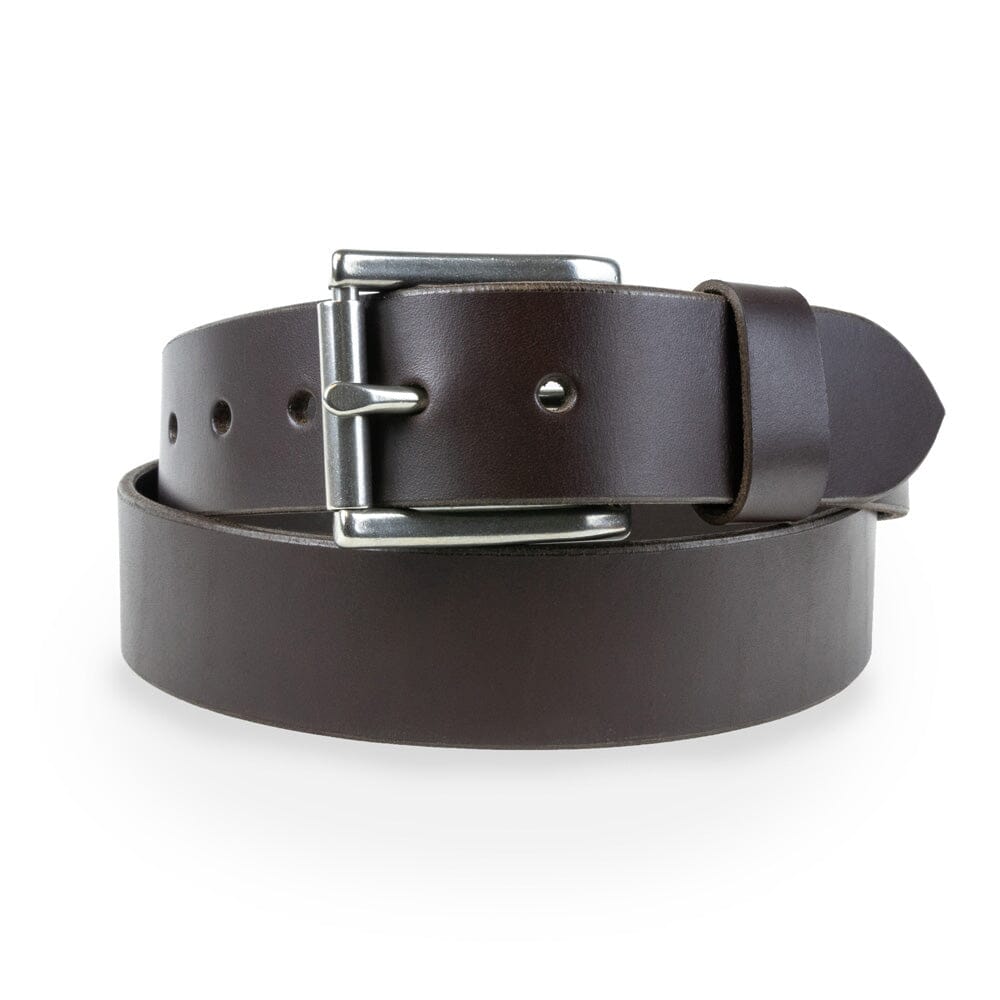 Solid Leather Belt Souma Leather Brown 