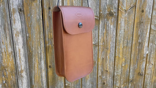 Brompton Leather Handlebar Bag - Large