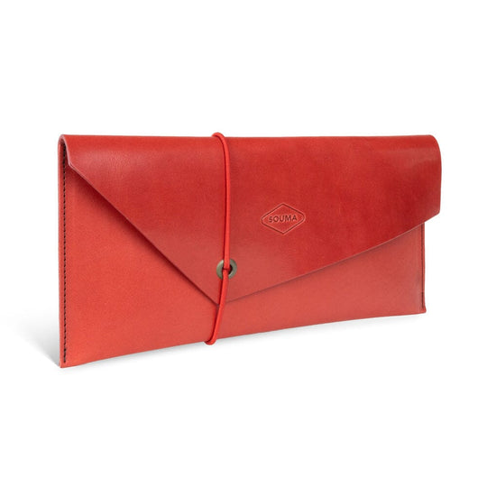Women's leather clutch - Jose Souma Leather Red 